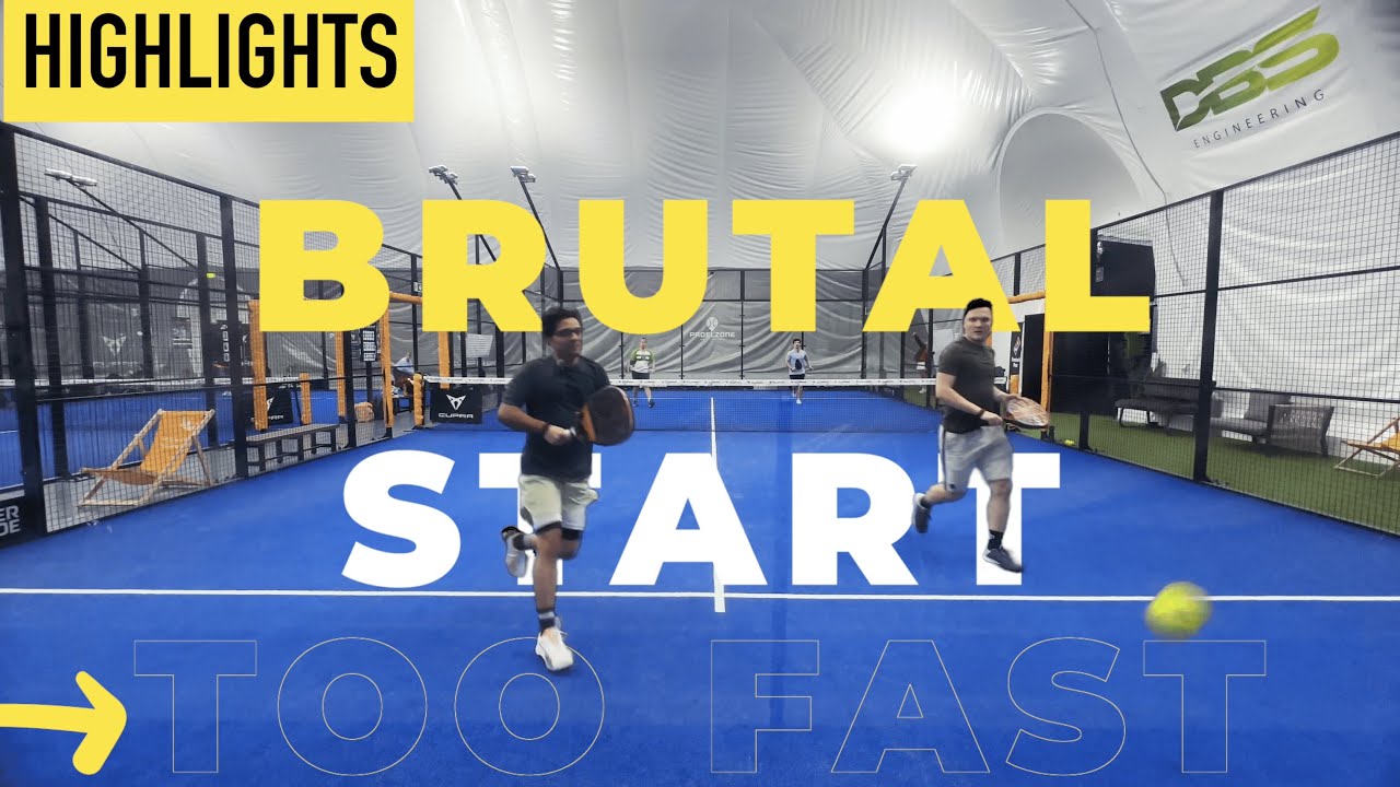 This Happens When You Play Against The Higher Rating Players | Padel Americano Highlights 🎾 Round 1