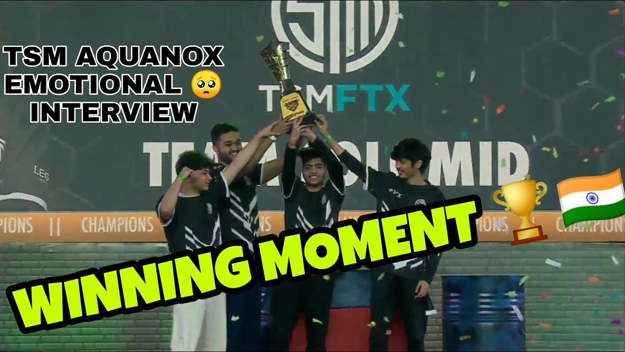 TSM WINNING MOMENT 🏆 LAN EVENT 🇮🇳 | TSM AMEZING INTERVIEW AFTER WINNING LAN EVENT | TSM NINJA JOD