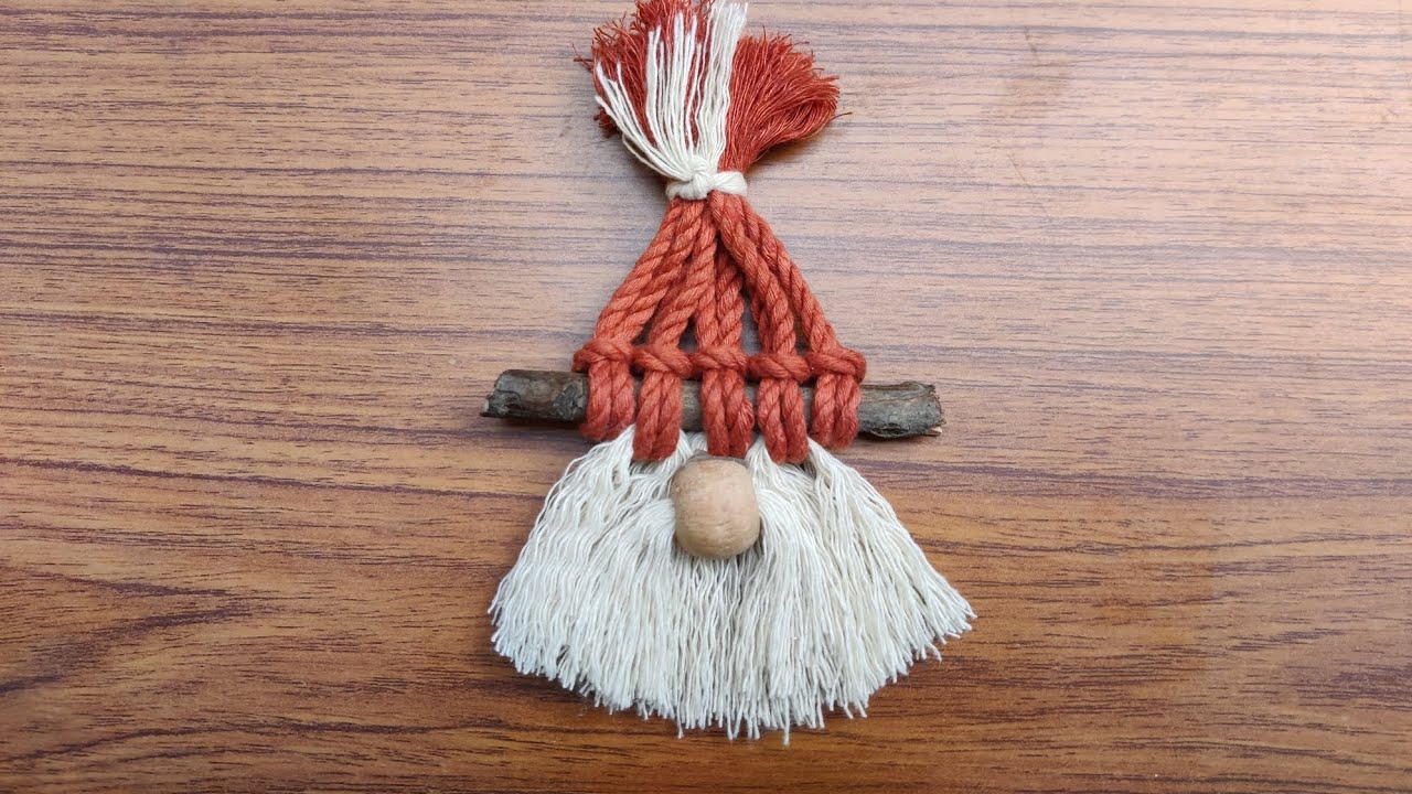 Macrame Christmas Ornament Tutorial | Macrame Christmas Ornament for Beginners | Christmas Ornament 
