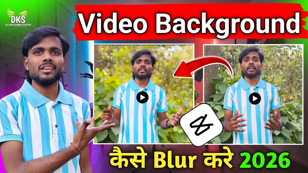 Video Ka Background Blur Kaise Kare | Blur Background Video Editing In Capcut | Capcut Video Editing