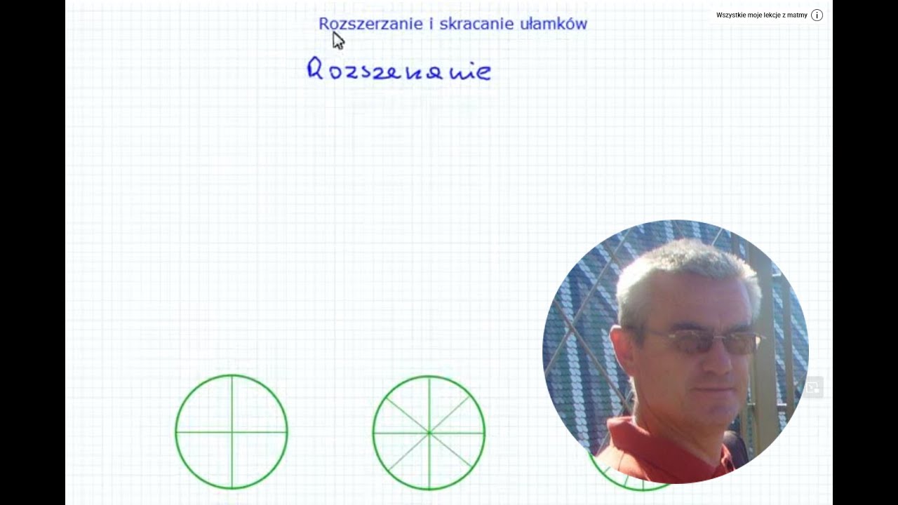 Rozszerzanie i skracanie ułamków zwykłych - Matematyka Szkoła Podstawowa i Gimnazjum