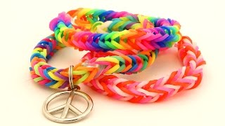 How To Make a Fishtail Loom Bracelet - Easy Rainbow Loom Bands Tutorial