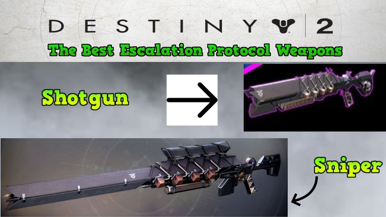 Deatiny 2: Best Escalation Protocol Weapons