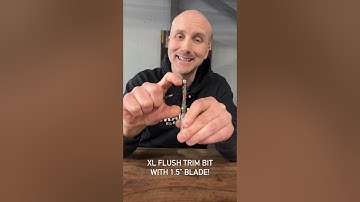 Huge a$$ router bit coming in hot! 🥵 If you’ve wanted to use our router templates with thick stock (