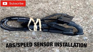 HOW TO INSTALL ABS/SPEED SENSOR ON 2015 and up CHARGER AND CHALLENGER