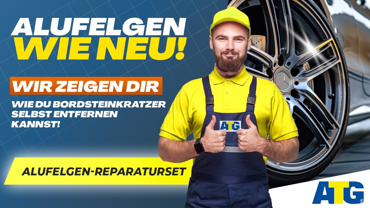 ATG Alufelgen-Reparaturset | Kratzer & Schäden an Alufelgen selbst reparieren
