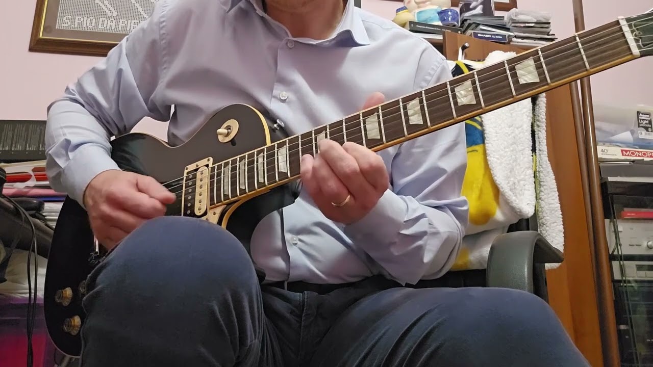 Ozzy Osbourne "Mr Crowley" Randy Rhoads Tribute - Main Solo - Cover by Riky Bresciani