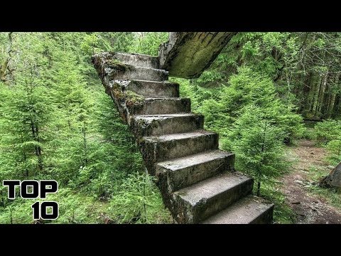 Top 10 Mysterious Staircases In The Woods