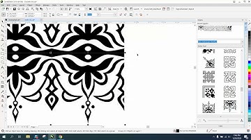 Corel Draw Tips & Tricks COOL new FONT for Patterns Part 3