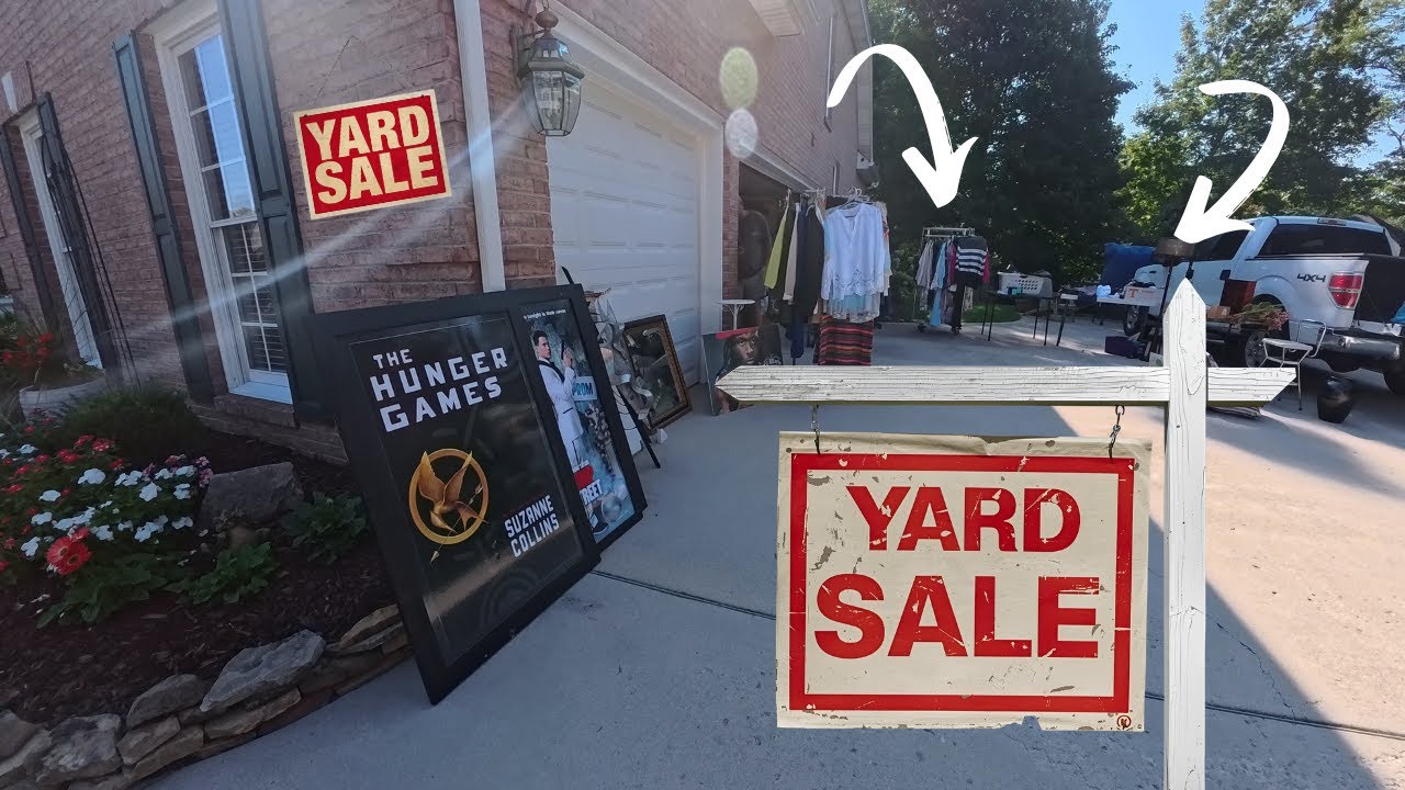 Я ПРИОБРЕЛА ТАК МНОГО КРУТЫХ ВЕЩЕЙ НА ЭТИХ ДВОРОВЫХ РАСПРОДАЖАХ!!