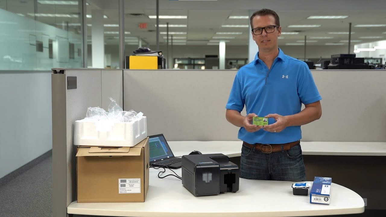 HID® FARGO® INK1000 Inkjet Card Printer & Encoder – Unboxing
