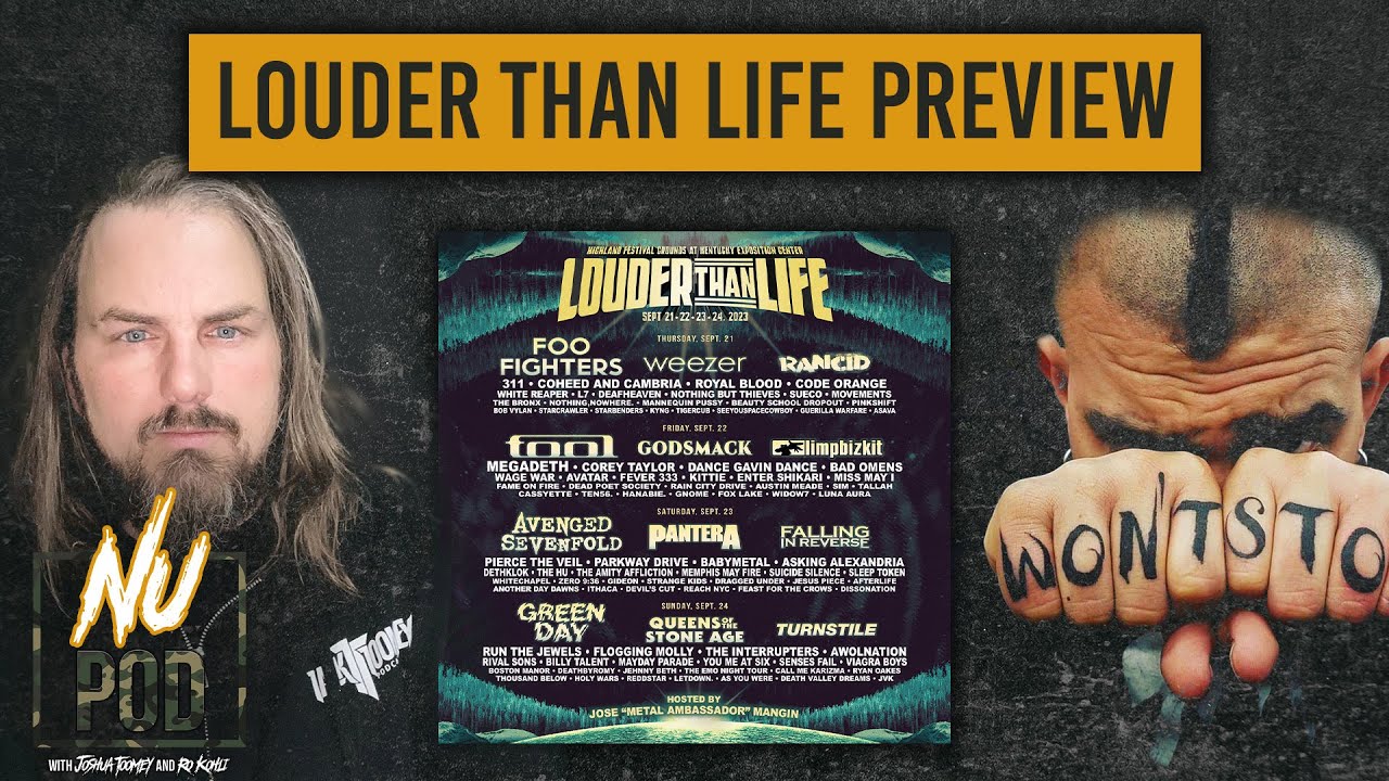 NU POD Previews Louder Than Life 2023 - YouTube