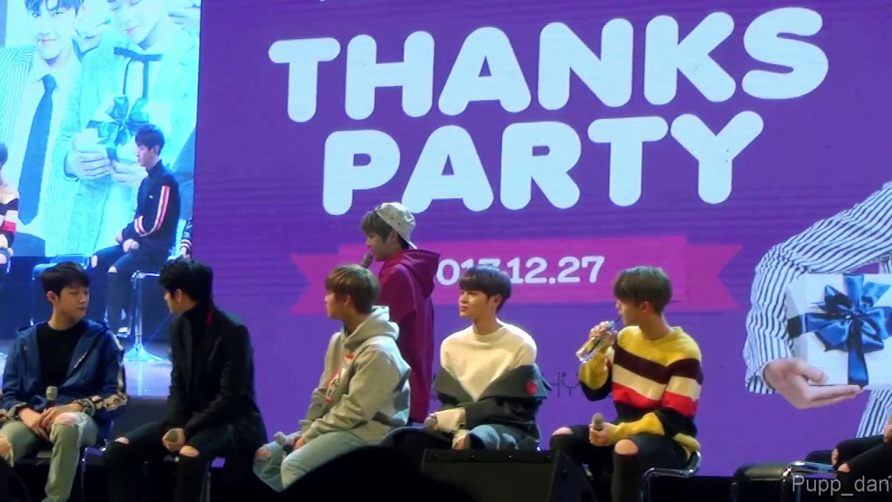 171227 더뮤지션 강다니엘 포스트잇 토크 부분