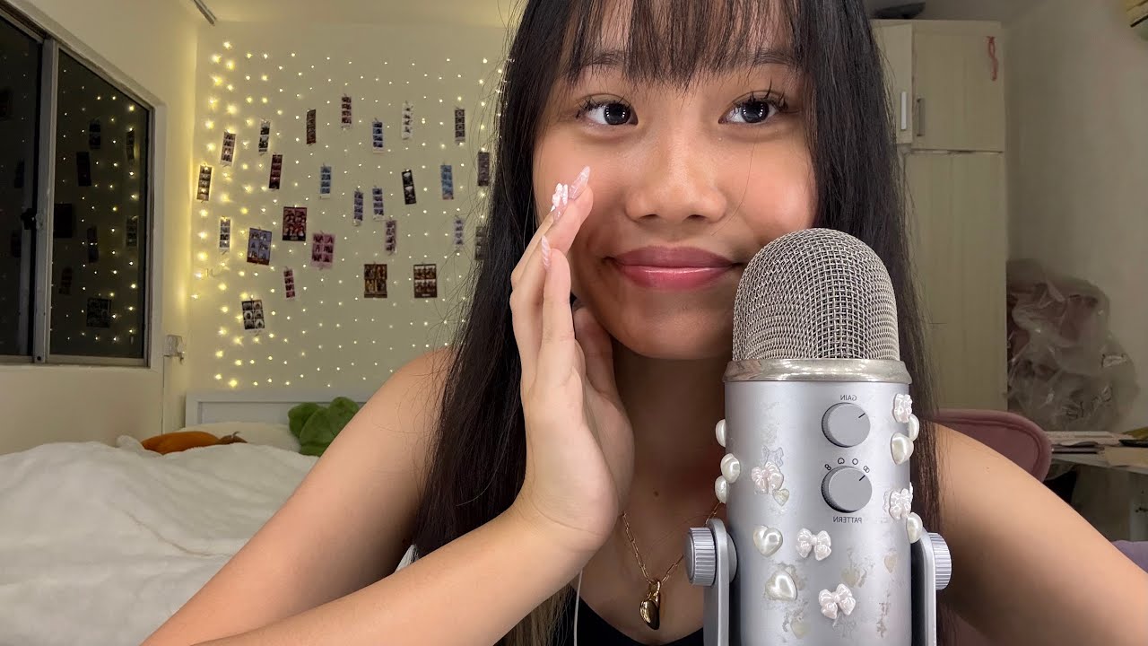 ASMR trying to whisper as close to the mic as I possibly can 🦢ྀི˚.༘⋆ (semi-inaudible ramble)