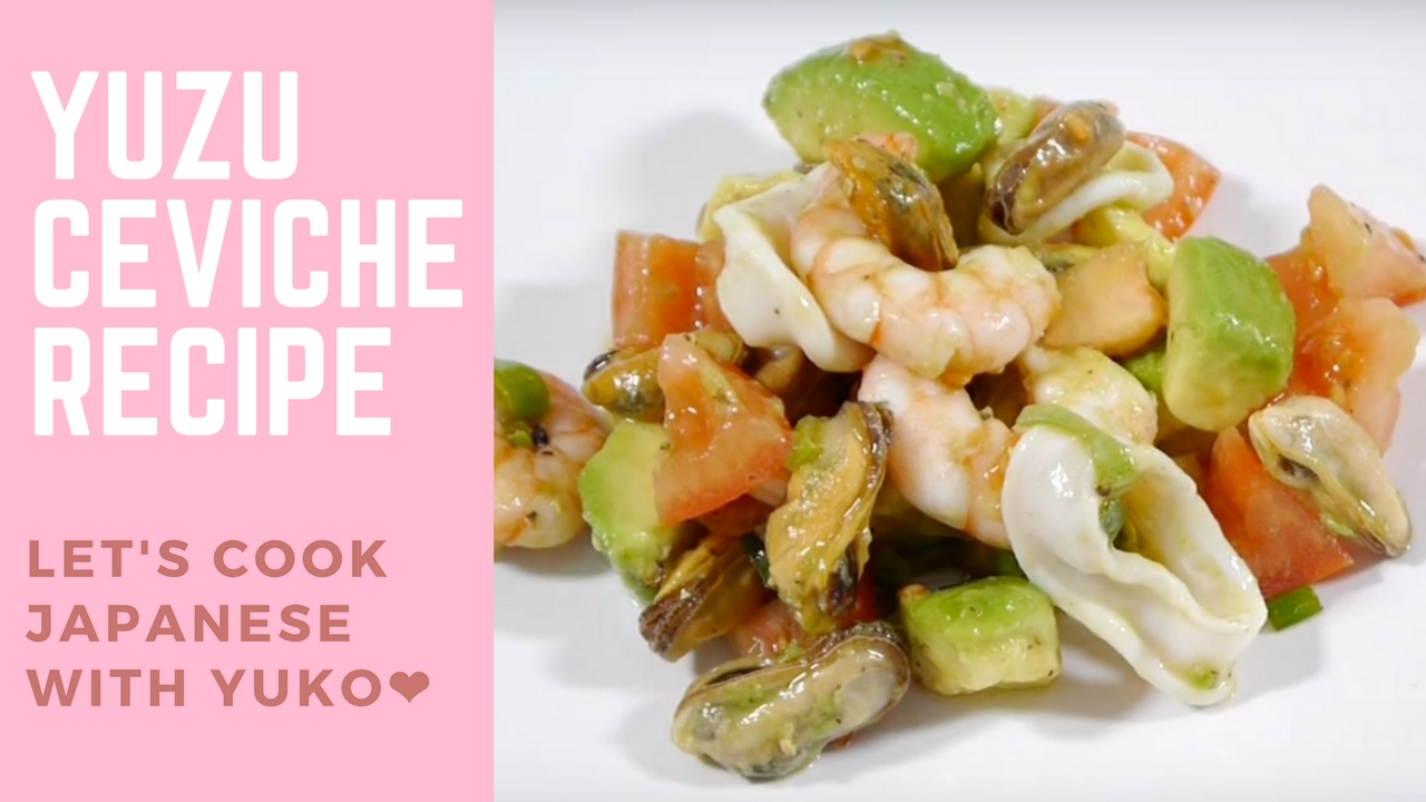 Seafood Yuzu Ceviche Easy & Healthy Japanese Recipe YouTube