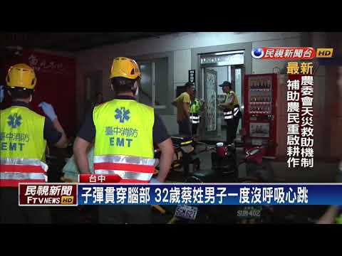 中市傳槍響 一人頭部貫穿一人右胸中彈－民視新聞