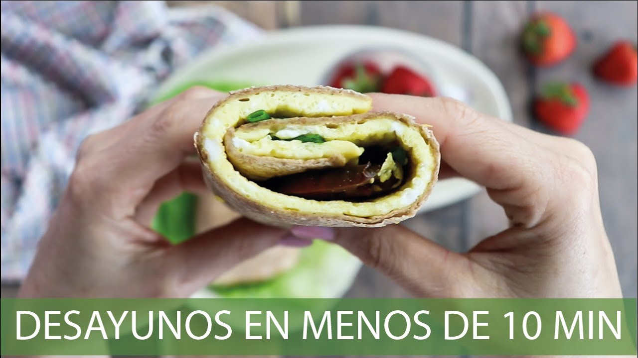 Desayunos SANOS en MENOS de 10 Minutos