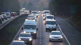 Trafik - Otoyol - Araçlar - Araba - Otomobil - Telifsiz Video