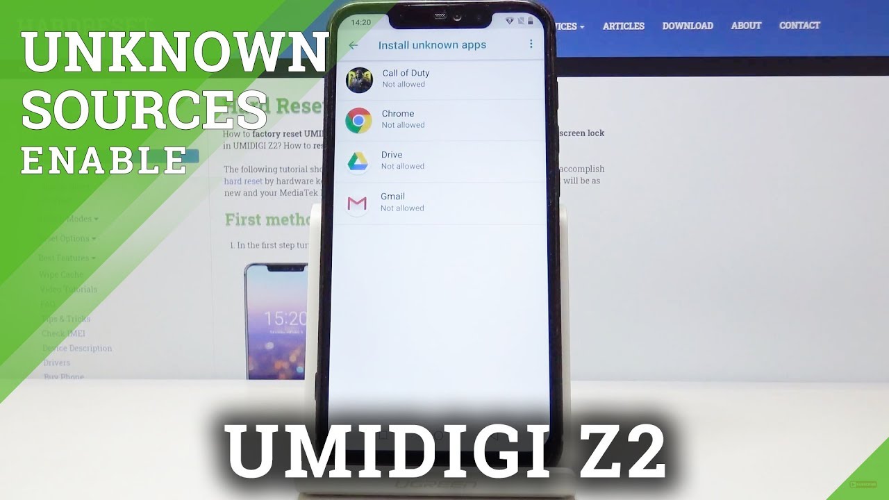 How to Install Apps from Unknown Sources on UMIDIGI Z2