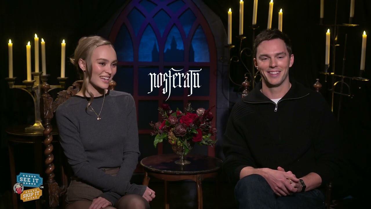 Lily-Rose Depp and Nicholas Hoult on the Dark Romance of “Nosferatu”