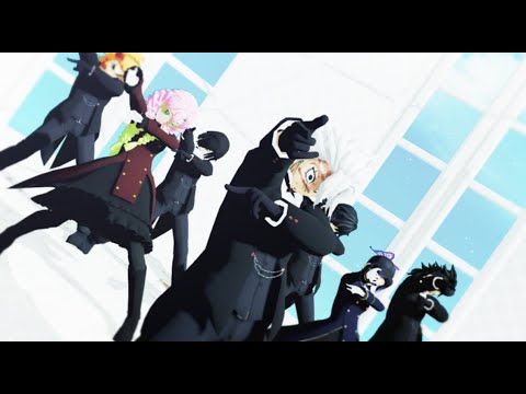 【鬼滅のMMD】ヒアソビ【不死川実弥・冨岡義勇・胡蝶しのぶ・伊黒小芭内・甘露寺蜜璃・煉獄杏寿郎・不死川玄弥】
