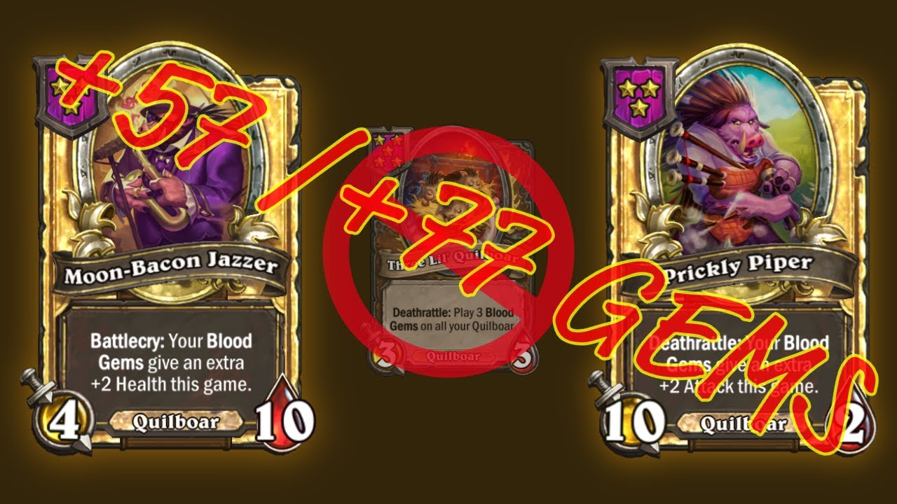 ENORMOUS Blood Gems Without the Luck! | BlizzardStrategy Hearthstone Battlegrounds