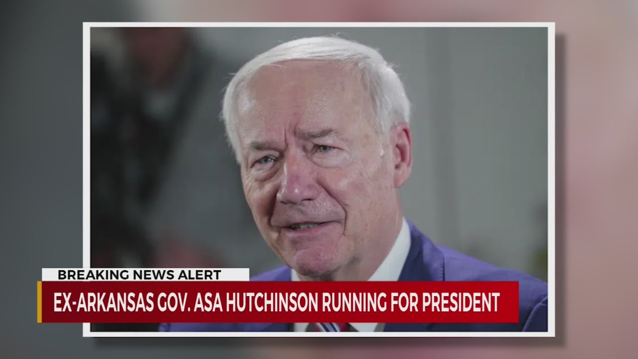 Former Arkansas Gov. Asa Hutchinson is running for president