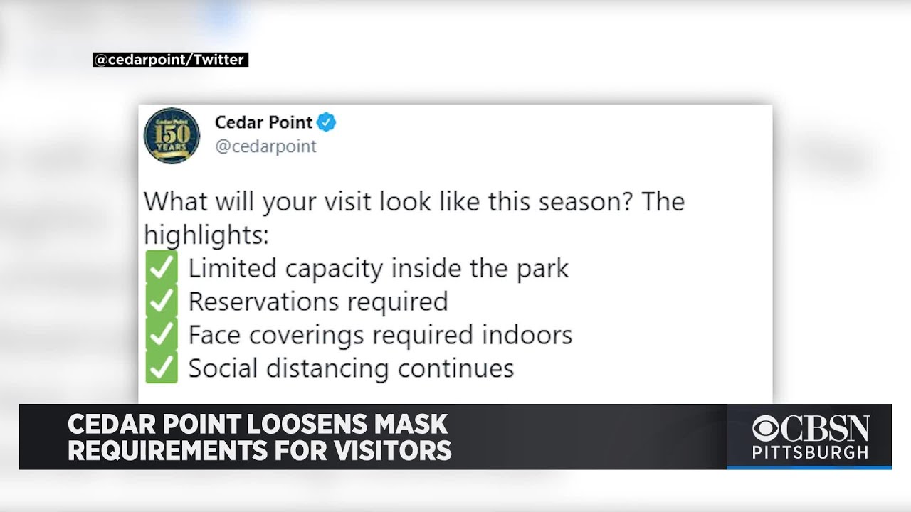 Cedar Point Loosens Mask Requirements For Visitors