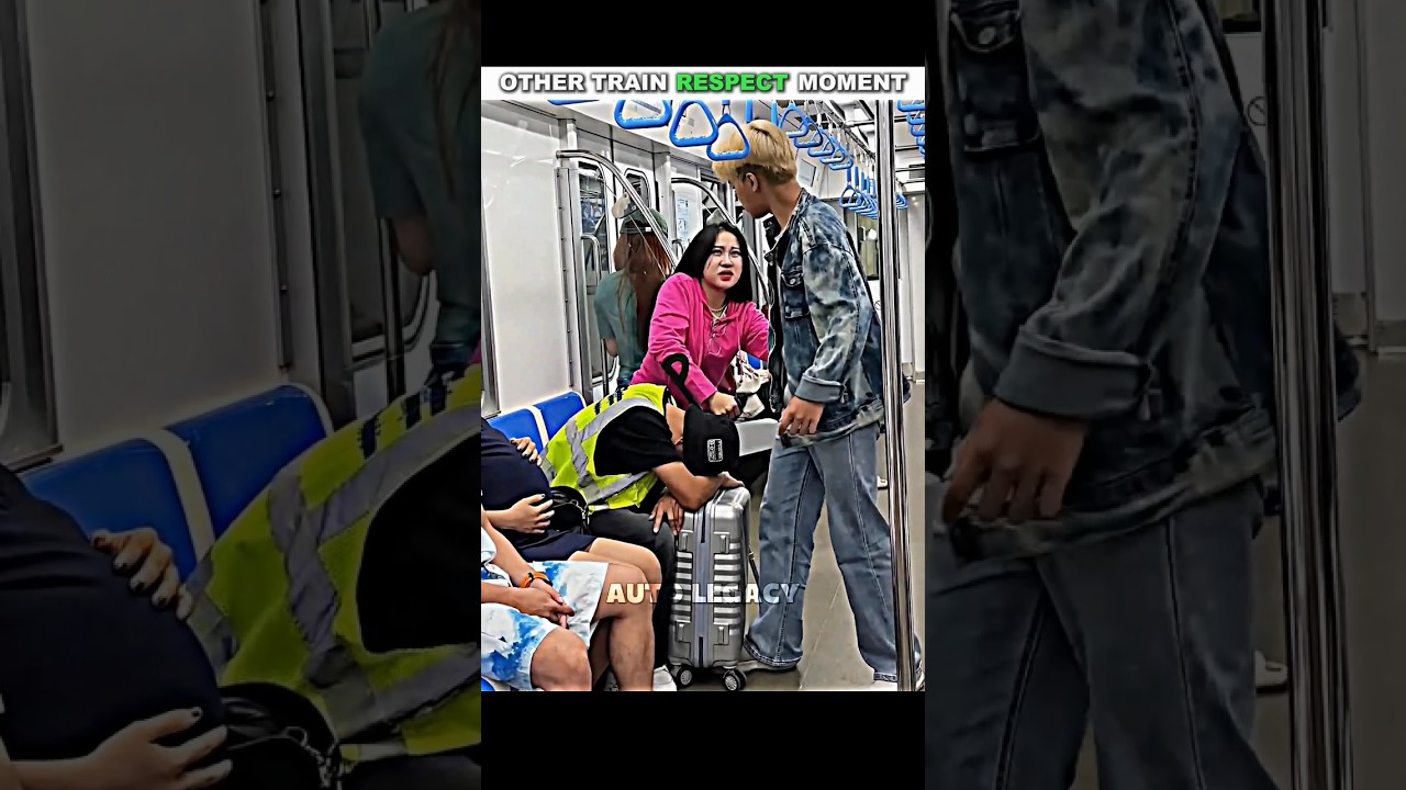 Top Respect Moments in Train 2025🚆❤️