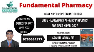DRUG REGULATORY AFFAIRS || GPAT PINPONTS || ICH GUIDELINES|| ISO||GPAT ||NIPER||DI||PHARMACIST