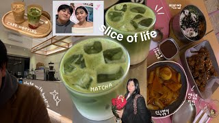 slice of life | 💌♡୨ৎ date vlog, days in my life, cozy cafe hopping, matcha, romanticizing my life screenshot 4