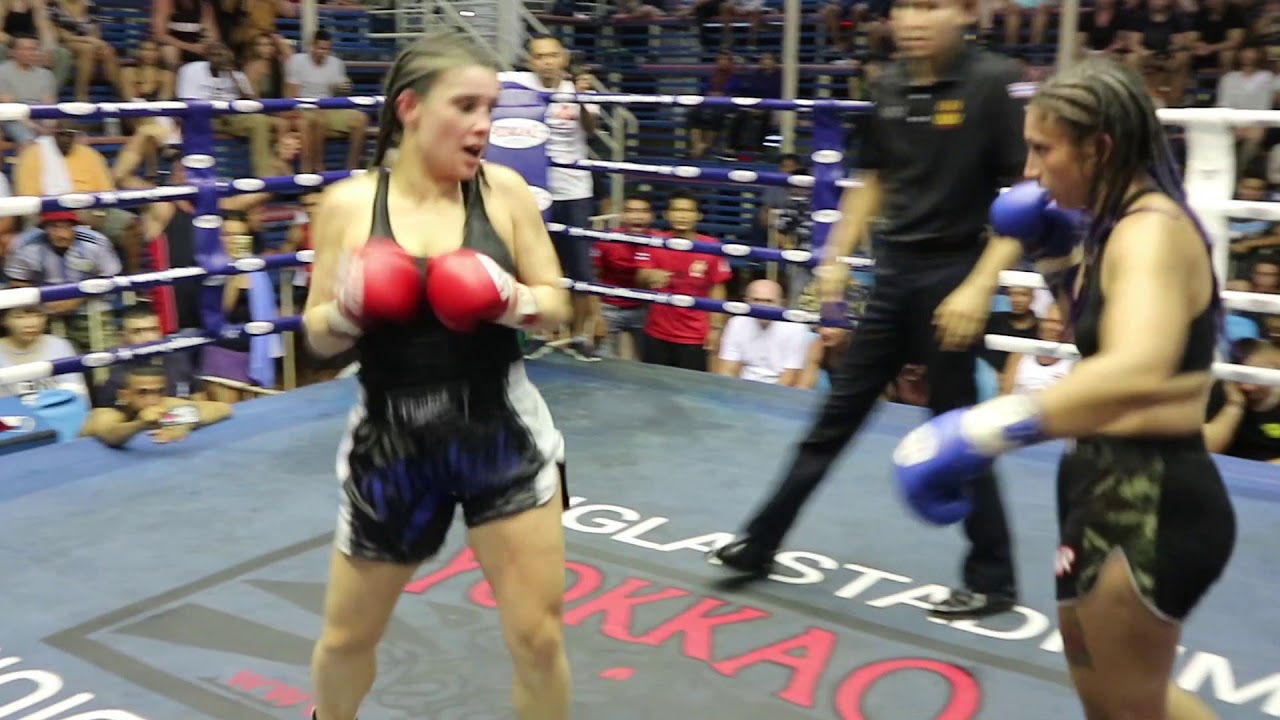 Justine PhuketTopTeam vs Mail Sinbi Muay Thai fight 23 March 2018