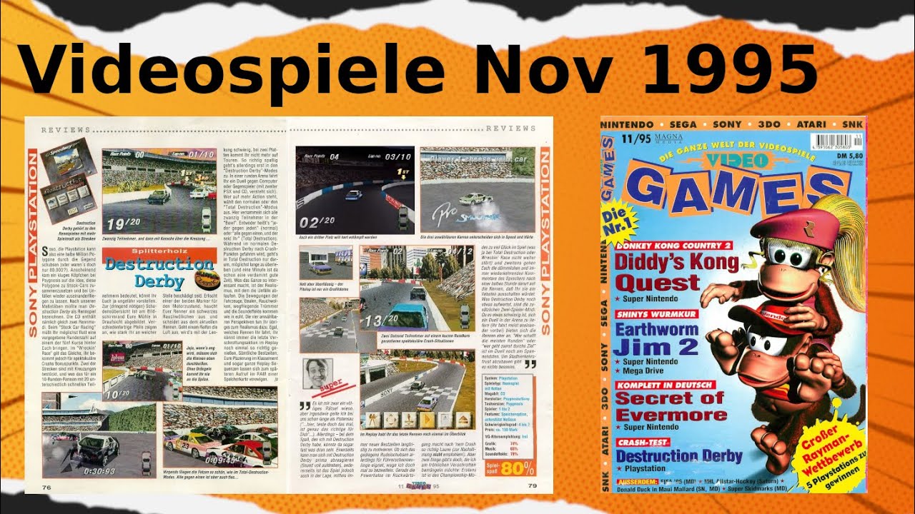 So waren Retrospiele im Jahre 1995 - November vor 30 Jahren - eine Zeitreise