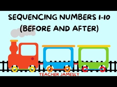 SEQUENCING NUMBERS 1-10 - BEFORE AND AFTER