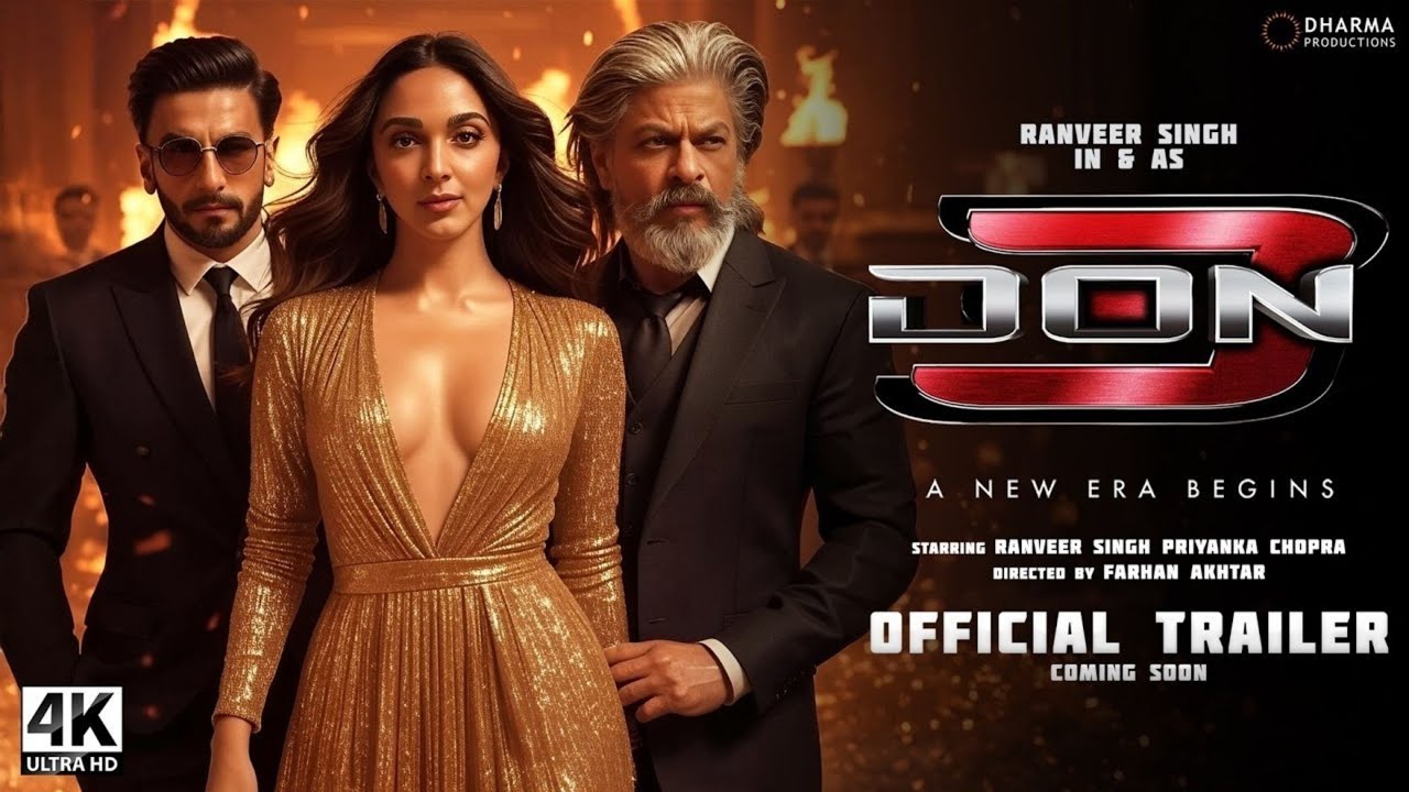 DON 3 - Teaser Released | Shahrukh Khan | Ranveer Singh |  Kiara Advani | Priyanka Chopra