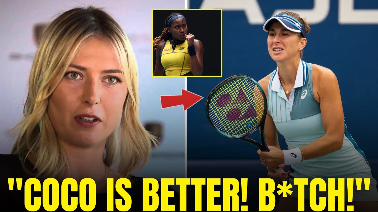 Maria Sharapova GOES AFTER Belinda Bencic For ABUSING Gauff On The Court During Matchup In US Open!