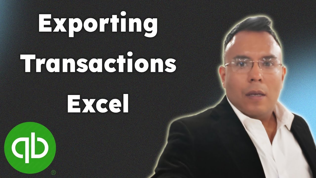 Exporting Transactions Straight to Excel 2025 - YouTube