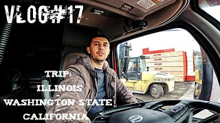 VLOG#17.Long trip from Chicago, Illinois to Washington state to California. Loaded with partial