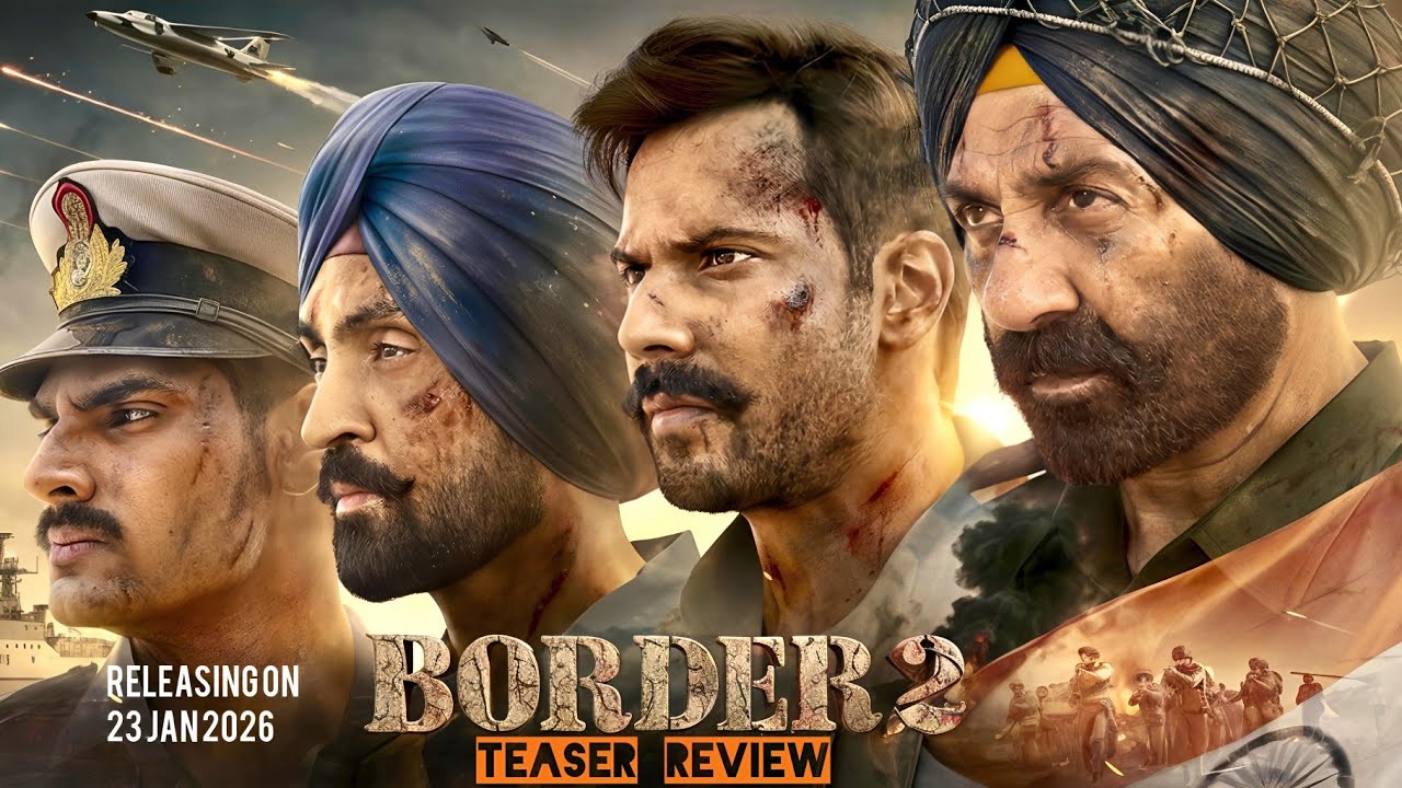 Border 2 Teaser Review & Breakdown | War, Emotion & Deshbhakti | sunny deol | varun Dhawan | Diljit 