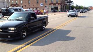 Oddly Sprung Truck at last night's 2012 Bluewater Open Car Cruise in Port Huron Michigan
