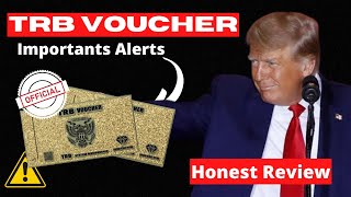 TRB GOLDEN Voucher - TRB Golden Voucher Review ⚠️((BEWARE!))⚠️ TRB Golden Vouchers Honest Review