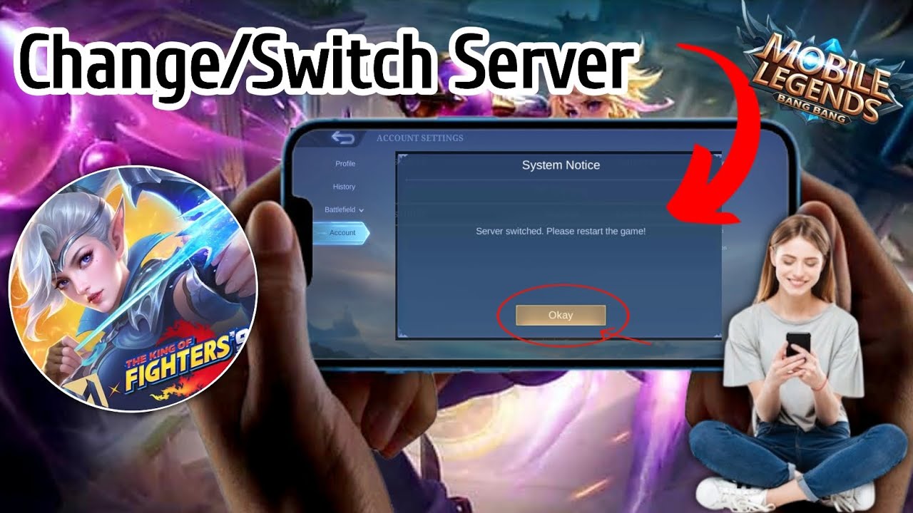 🎮 How To Change or Switch Server in Mobile Legends -100% Working - 2025 ...