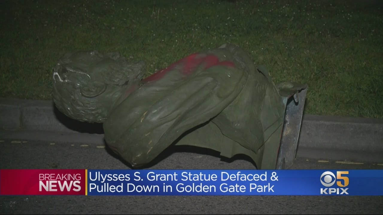Protesters Topple Statues Of Controversial Figures In Golden Gate Park YouTube