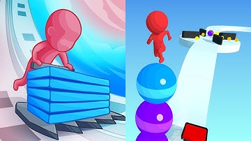 Stack Rider Vs Stack Colors! - All Levels Gameplay Walkthrough Android, iOS Mobile Game Max Score