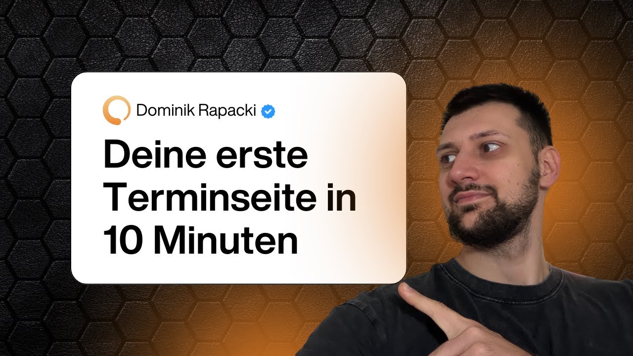 meetergo Grundlagen: Deine erste Terminseite in 10 Minuten (Basis Tutorial)