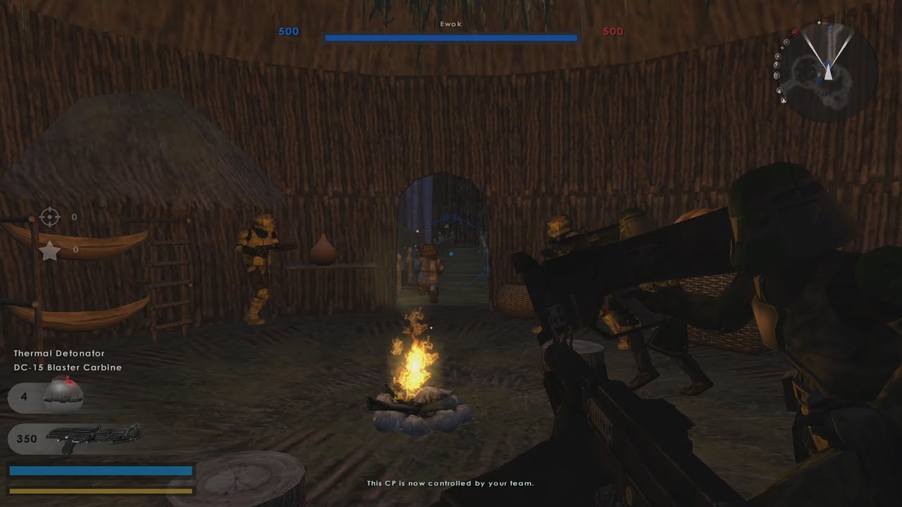 Star Wars Battlefront 2 Endor Bright Tree Village Uber Conquest Ai Battle