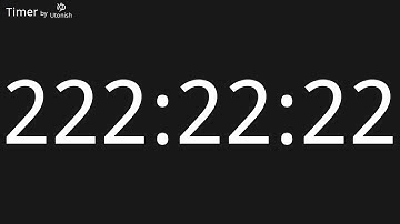 222h22m22s Countdown Timer