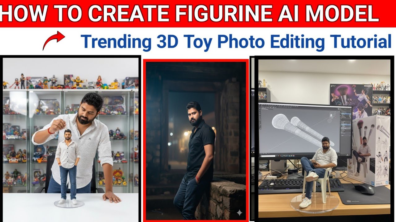 How To Create Figurine Ai Model | Gemini Ai Figure 3D Nano Banana ...