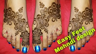 Letest Feet Mehndi design 2021 | Easy feet mehndi design | New feet mehndi design 2021 By aditi screenshot 4
