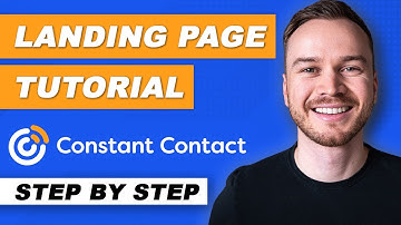 How to Create a Landing Page on Constant Contact 2024 (Step-by-Step)